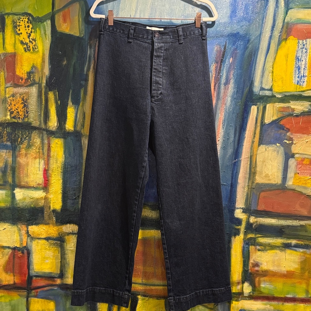 THE GREAT. - The Seafair Jean - dark wash size 29
